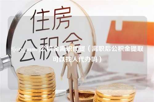 海安公积金离职代提（离职后公积金提取可以找人代办吗）